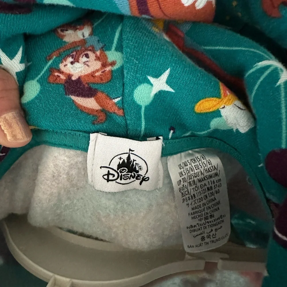 Disney Kids Teal Mickey & Friends Hooded Set